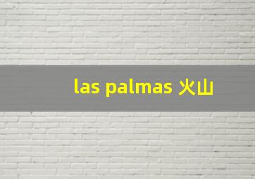 las palmas 火山